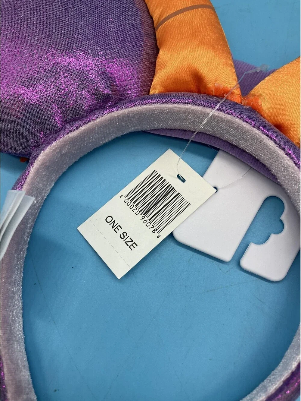 Disney Headband Womens One Size Purple Orange Figment Dragon Epcot Ears